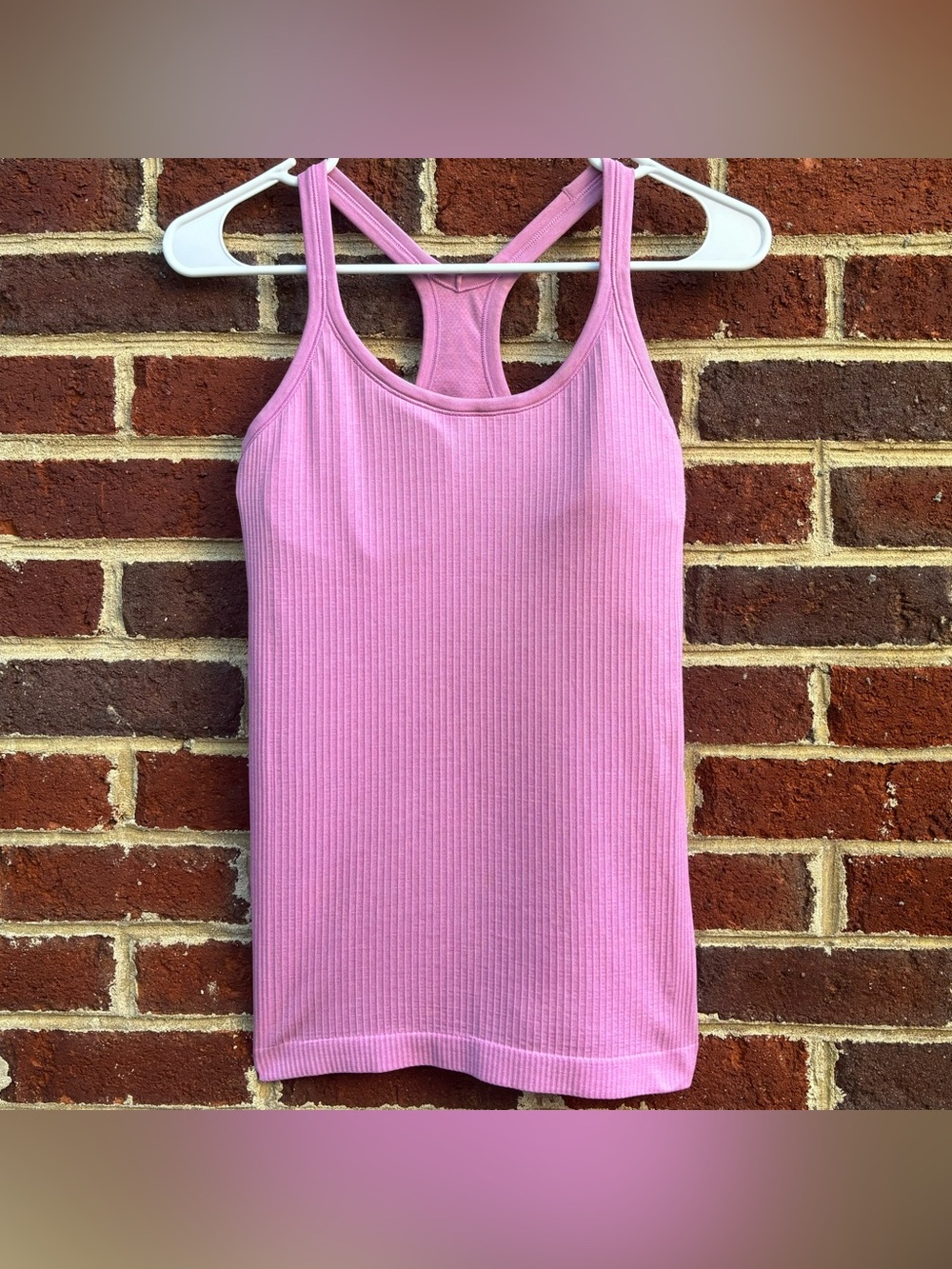 Lululemon Ebb To Street Tank Top In Dahlia Mauve Size 6